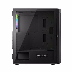 Logic ARAMIS ARGB MINIDI USB 3.0 kompiuterio korpusas, juodas