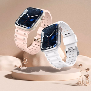 Dirželis Triple Protection Apple Watch 38 / 40 / 41 mm apyrankės dirželis - juodas
