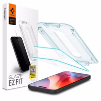 Spigen Glas.tR EZ Fit grūdintas apsauginis stiklas iPhone 15 / 16 – 2 vnt.