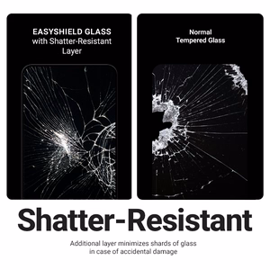 Crong EasyShield 2-Pack grūdinti apsauginiai ekrano stiklai, skirti iPhone 17e / 16e / 14 / 13 / 13 Pro, 2 vnt.