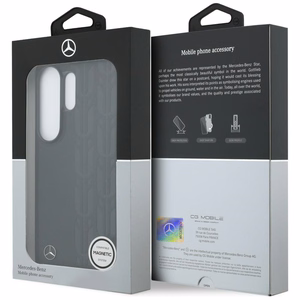Mercedes Laurel Leaves MagSafe Dėklas for Samsung Galaxy S26 Ultra - juodas