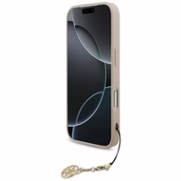Guess 4G Charms Collection MagSafe dėklas telefonui iPhone 17 Pro - rožinis