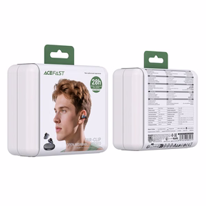 Acefast FA006 ACEGLIP Pro į ausis belaidės ausinės OWS - juodos