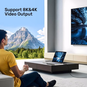 UNITEK USB-C 4.0 PD 100W 40 GBPS 8K 2M laidas