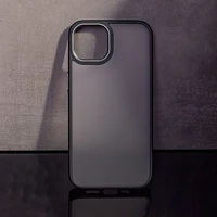 Satino matinė dėklas telefonui Samsung Galaxy S24 Plus juoda