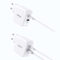 Kroviklis CHOETECH GaN USB Type-C, Type-A: 65W, PD, QC