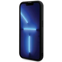 Guess Sequin Script Metal dėklas telefonui iPhone 13 Pro Max - juodas