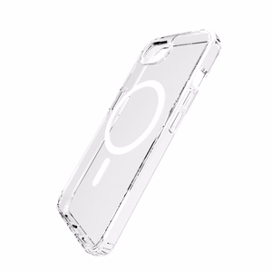 Puro TPU+PC dėklas "LITE MAG" su magnetine iPhone 16E, permatomas