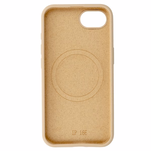 Magnetinis plonas silikoninis dėklas telefonui Iphone 16e (m) - rudas