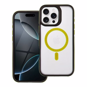 Dėklas NEO telefonui IPHONE 16 Pro Max, suderinamas su MagSafe, geltonas