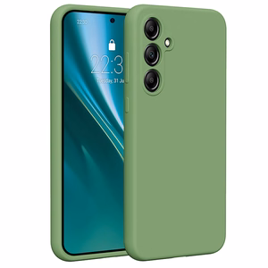 Etteri silikoninis dėklas telefonui Samsung Galaxy A55 5G - šviesiai žalias