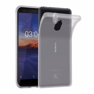 Crong Crystal Slim dėklas, skirtas Nokia 3.1, skaidrus