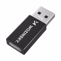 Adapteris Wozinsky (WAAC-01) iš USB į USB-C juodas