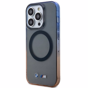 Dėklas BMW BMHMP14XHTGE iPhone 14 Pro Max 6.7" pilka/pilka kietas dėklas Gradientinis Bamperis MagSafe