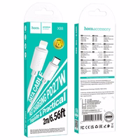 Kabelis USB C į Lightning Hoco PD 27W 2 m X88 baltas