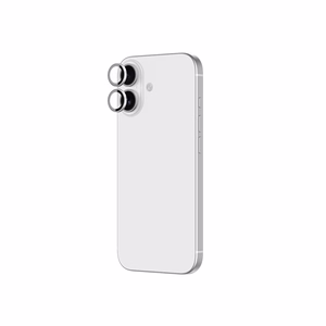 AmazingThing Objektyvo Stiklas iPhone 17 su Sidabriniu Aliuminio Rėmu