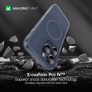 Amazing Thing Titan Pro magnetinis dėklas MagSafe 10FT IP156.1PTMBU iPhone 15 Pro mėlynas