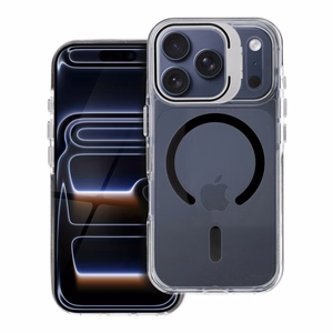 Dėklas LENS MAG COVER suderinamas su MagSafe skirtas IPHONE 17 Air juodas