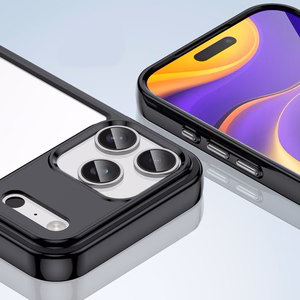 Outer Space dėklas telefonui iPhone 17 Pro - juodas permatomas