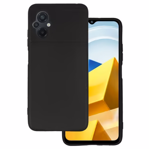 Dėklas telefonui matinis XIAOMI POCO M5 juodas
