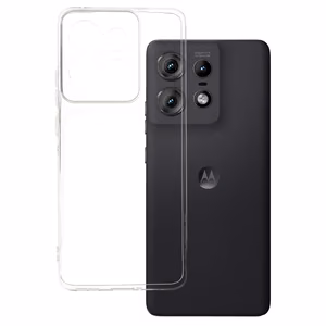Itin plonas 1mm dėklas telefonui Motorola Edge 50 Pro 5G permatomas