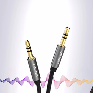 Ugreen AV119 10736 audio laidas mini jack 3.5mm / mini jack 3.5mm 3m juodas