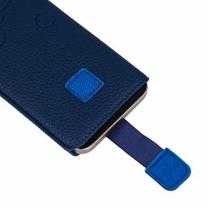 WONDER Deko dėklas telefonui (dydis XL) Iphone 15/15 Pro/Iphone 16/16 Pro/Samsung S24/S24 Plus/S25/S25 Plus/A53/A55 5G tamsiai mėlynas