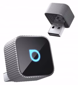 Garso adapteris automobiliui OTTOCAST Mini Cube T2 (CarPlay Android auto) sidabrinis