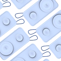 3mk PastelUp 10000mAh 22.5W USB 1A1C Išorinė baterija (f) - mėlyna