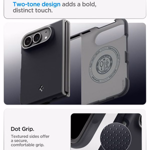 Spigen Nano Pop MagSafe Case for iPhone Duo - Black and Gray