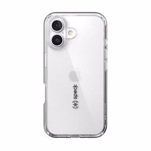 Skaidrus Speck GemShell dėklas, skirtas iPhone 16