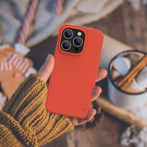 Dėklas Nillkin Super Frosted Shield Pro Apple iPhone 14 Pro mėlynas