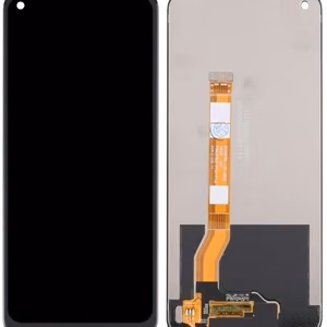LCD ekranas Realme 8i/9i/Narzo 50 4G/Oppo A96 4G su jutikliniu ekranu juodas ORG