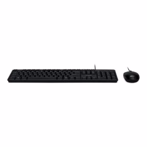 Acer Combo 100, AKW900 + AMW920 Keyboard and Mouse Set Wired Mouse included US International Black Retail Pack