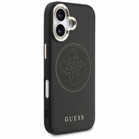 Guess Perforated 4G MagSafe dėklas for iPhone 17 - juodas