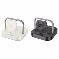 Belaidis įkroviklis Hoco 3in1 3A 5W, suderinamas su Apple Watch CQ16A, balta spalva