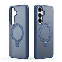 Dėklas Dux Ducis Yind Magnetic Stand Samsung S942 S26 tamsiai mėlynas