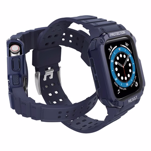 Apsauginis laikrodžio dirželis Apple Watch 38/40/41mm – korpuso apsaugos dirželis – mėlynas
