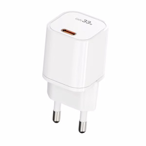 Rock sieninis įkroviklis T88 Sugar Cube Series GaN - Type C - QC 3.0 PD 33W 3A baltas