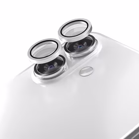 Etteri camera lens protector for iPhone 17 baltas