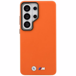 BMW M Metal Logo MagSafe dėklas Samsung Galaxy S26 Ultra - oranžinis