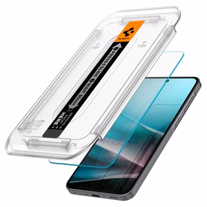 Spigen Glas.TR "Ez Fit" Temperuotas Stiklo 2-rinkinys telefonui Samsung Galaxy A36 5G - skaidrus