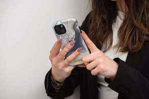 FORCELL F-PROTECT Mirage dėklas telefonui suderinamas su MagSafe IPHONE 15 Plus magiškas smėlis