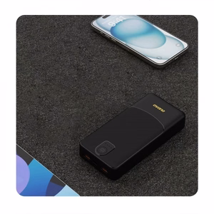 Išorinė baterija Dudao K10Pro juoda 20000mAh (QC3.0)