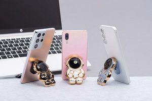 Lipnus telefono stovas ASTRONAUT - baltas