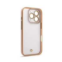 Silky Gold dėklas telefonui iPhone 16 6,1" rožinė