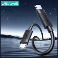 Laidas USAMS U94 60W USB-C į USB-C 1m juodas