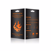 Apsauginis stiklas metalinis rėmelis Samsung Galaxy A06s juodas rėmelis