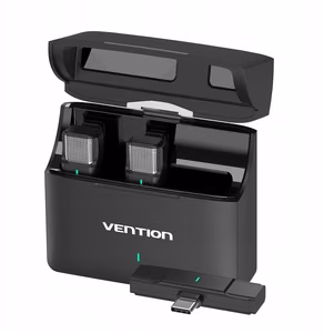 Набор из 2 микрофонов Vention USB-C с зарядным чехлом