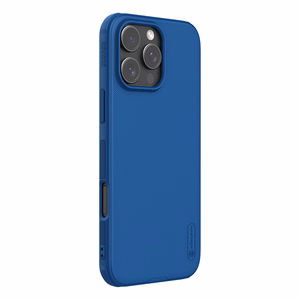 Nillkin Super Frosted Shield Pro Magnetinis dėklas telefonui iPhone 16 Pro - mėlynas
